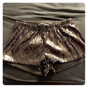 Sequin shorts